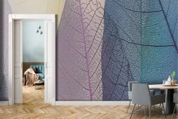 Modern Nature Leaves Wallpaper