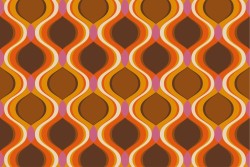 Carte da Parati vintage marrone arancione