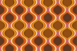 Brown orange vintage wallpaper