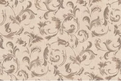 Damask wallpaper with leaves