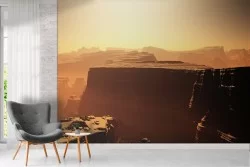 Carta da Parati deserto canyon paesaggio