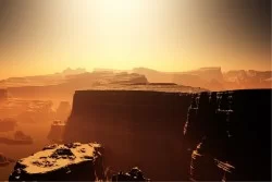 Wallpaper Landscapes and Nature Desert Oasis Mountain