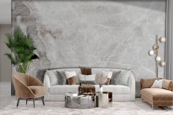 Luxury Gray Marble Adhesive Wallpaper