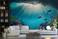 Fish and Coral Wallpaper