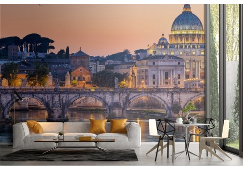 Wallpaper Rome Saint Peter's at sunset 2