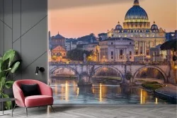Wallpaper Rome at sunset