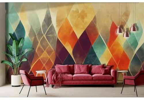 Colorful Geometric Wallpaper -a511