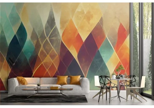 Colorful geometric wallpaper 2