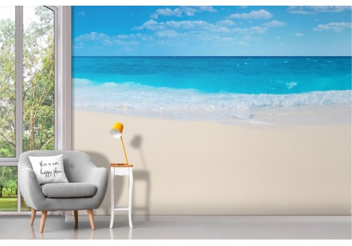 Blue sea beach summer wallpaper 2