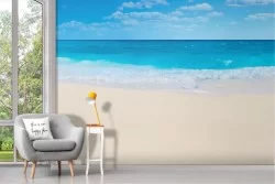 Adhesive Wallpaper beach blue sea summer