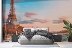 Eiffel Tower Paris Sunset Wallpaper