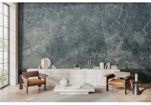Urban gray marble effect wallpaper