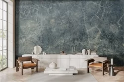 Urban gray marble effect wallpaper