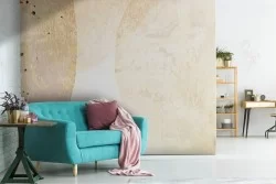 Abstract gold yellow wallpaper