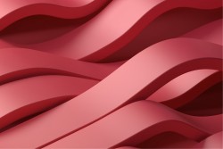 3D Red Wave Wallpaper