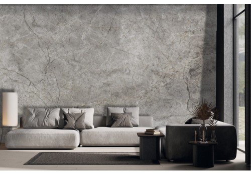 Urban gray marble effect wallpaper