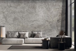 Urban gray marble effect wallpaper