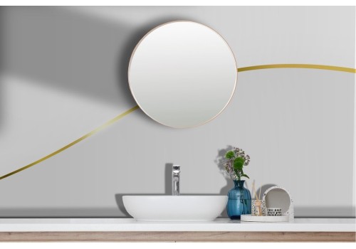 Carta da parati minimal linea oro 2