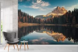 Carta da Parati lago e montagna