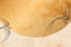 Marble wallpaper with stylized birds