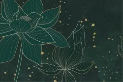 Floral wallpaper dark background