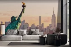 Carta da parati New York Statua della Libertà