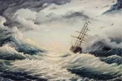 Wallpaper Design and Styles Landscapes and Nature Paintings and Watercolors Nature Beach and Sea