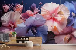 Carta da parati floreale elegante