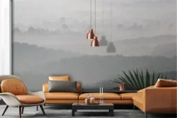 Carta da Parati paesaggio foresta tropicale alberi