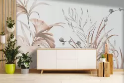 Foglie tropicali per un design moderno e chic