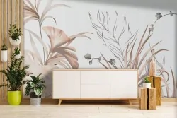 Foglie tropicali per un design moderno e chic