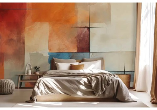 Carta da parati geometrico astratto