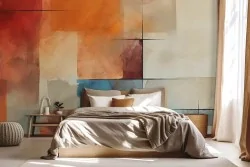 Carta da parati geometrico astratto