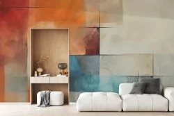 Design geometrico per il tuo salotto vivace