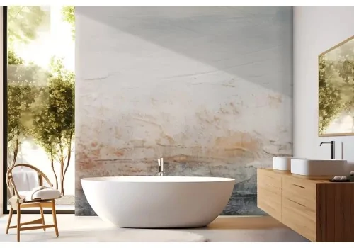 Carta da parati effetto cemento