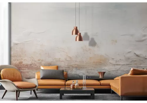 Carta da parati effetto intonaco astratto 2