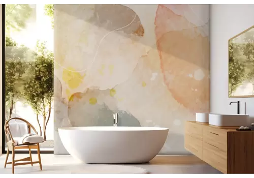 Carta da parati acquerello astratta