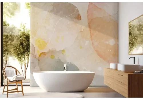 Carta da parati astratta acquerello