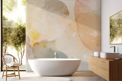 Carta da parati acquerello astratta