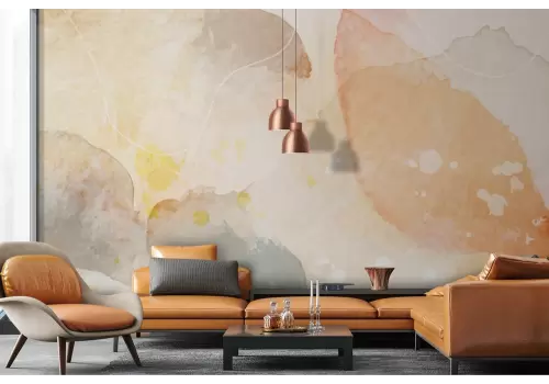 Carta da parati acquerello astratta 2