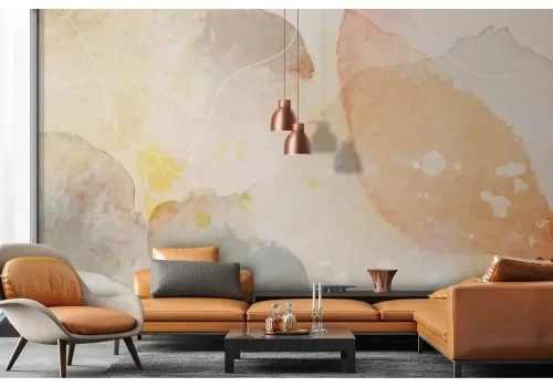 Carta da parati acquerello astratta 2