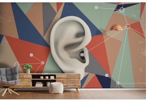 Wallpaper modern geometry illustration