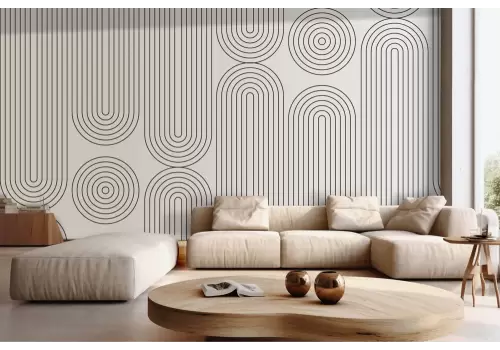 Carta da parati pattern geometrico lineare minimal