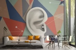 Wallpaper modern geometry illustration