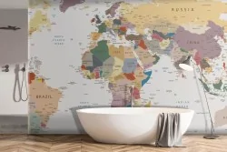 Mappa decorativa per interni