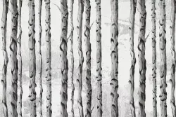 Tronchi in toni grigi per un look naturale e moderno