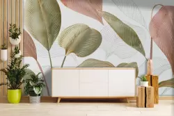 Trasforma il tuo spazio con foglie stilizzate