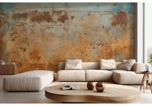 Carta da parati effetto corten