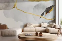 Carta da parati sfumature tenui astratta