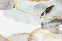 Eleganza astratta di lusso con dettagli dorati